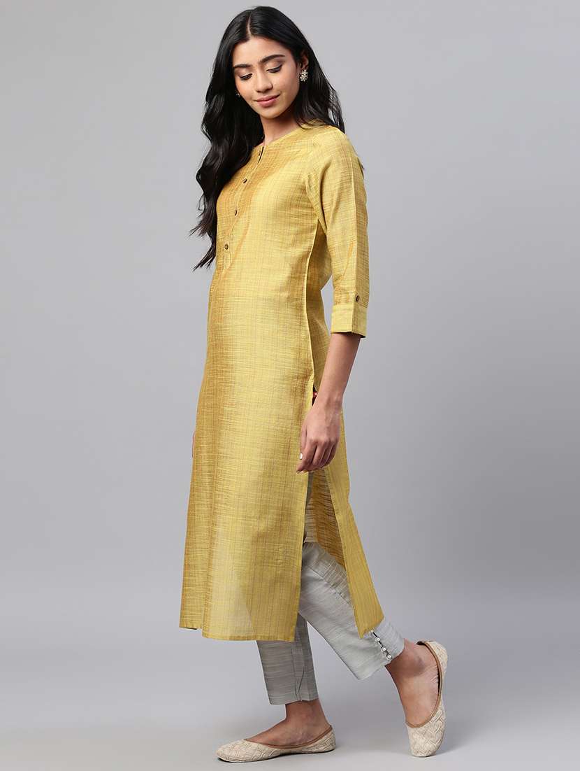 women's straight kurta - 17432542 -  Standard Image - 1