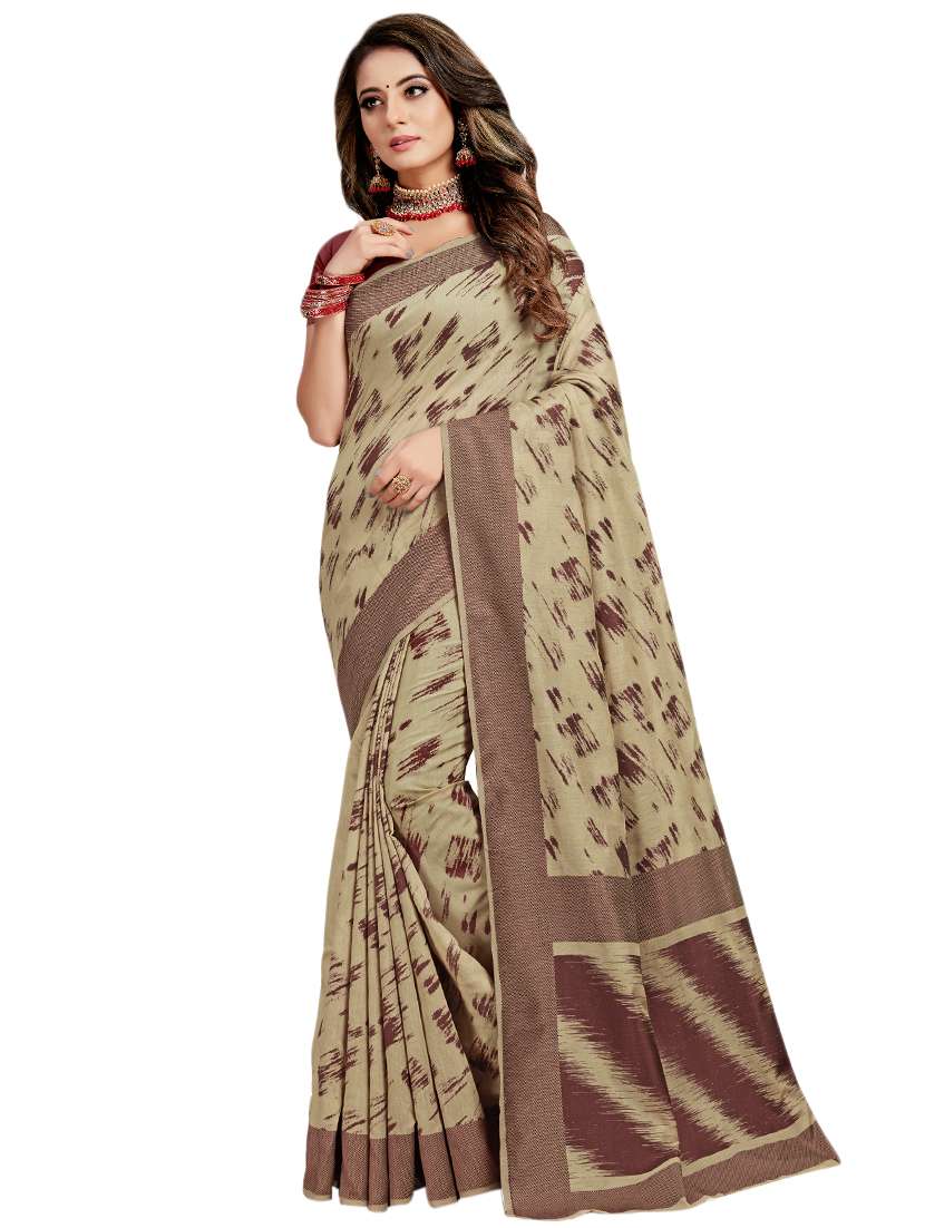 abstract handloom saree