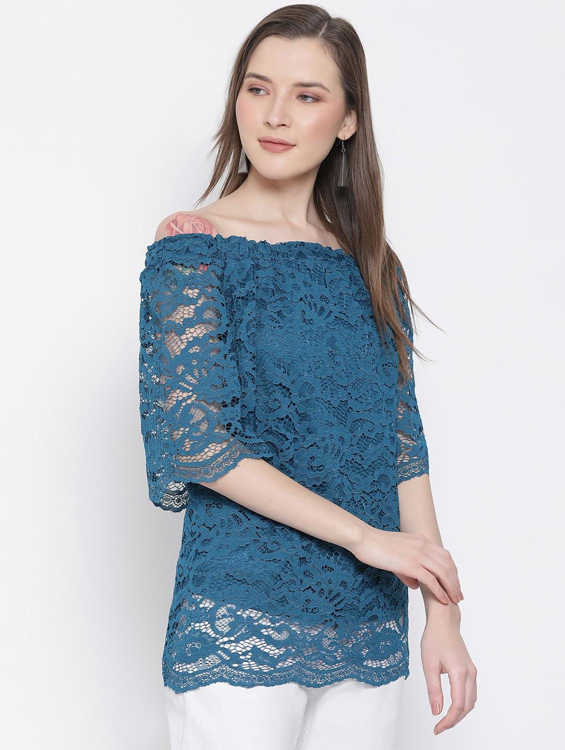women's straight off shoulder top - 17436265 -  Standard Image - 1