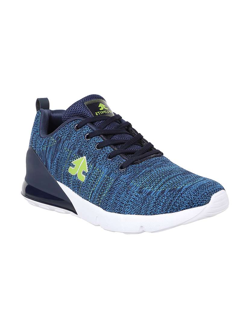 blue mesh sport shoes