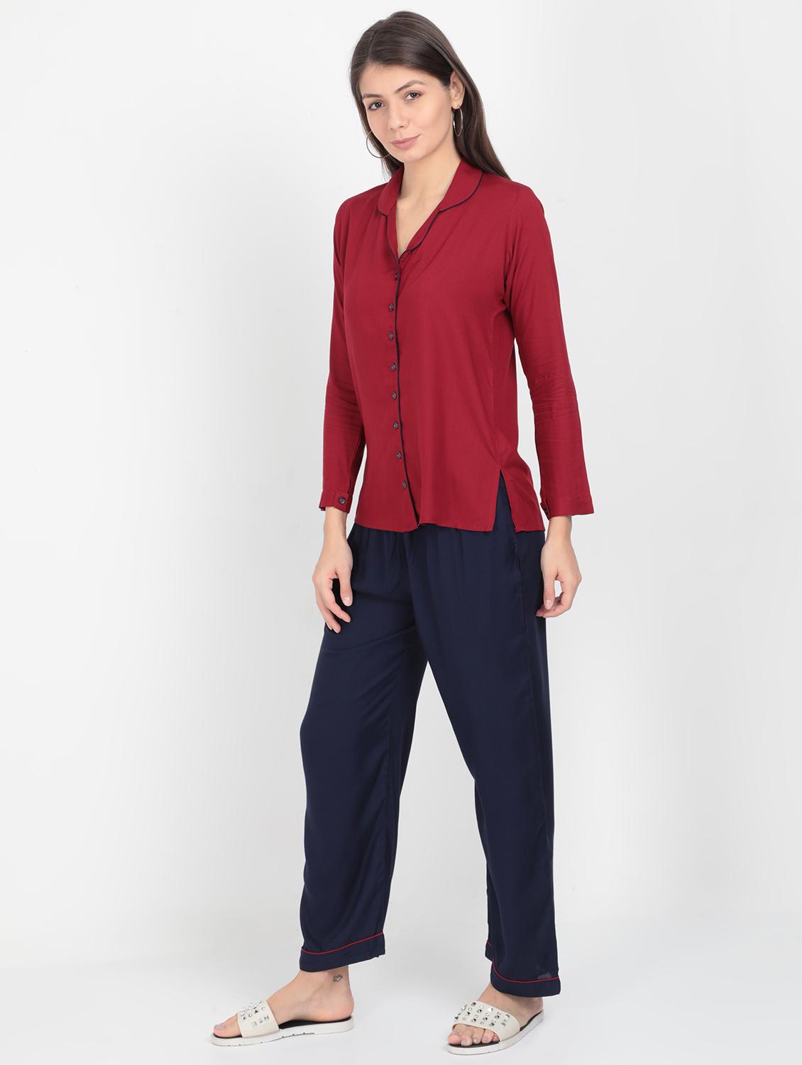 multi colored nightwear pajama set - 17437998 - Standard Image - 1