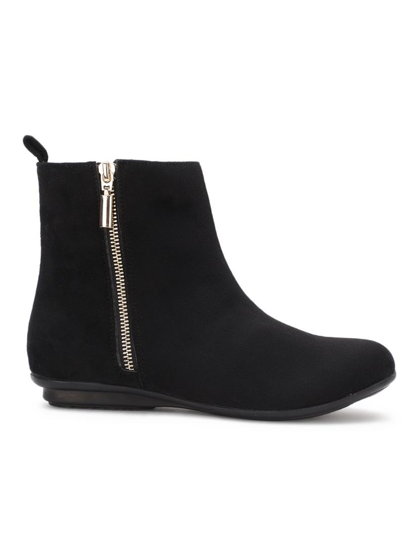 black suede ankle  boots - 17438103 -  Standard Image - 1