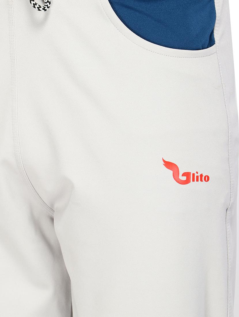 white color block full length track pant - 17438207 - Standard Image - 4