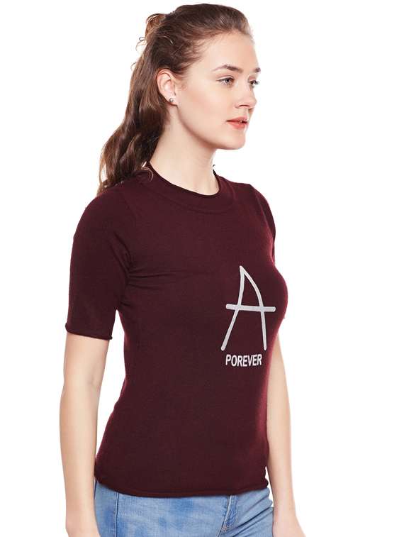crew neck wool top - 17439213 -  Standard Image - 1
