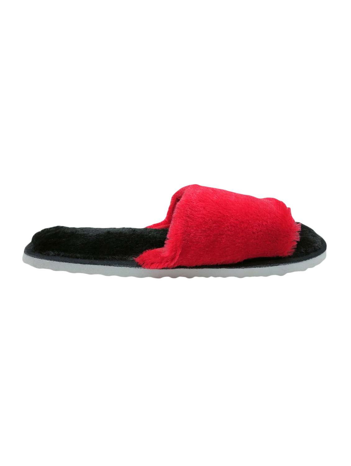 maroon toe separator flip flop - 17439299 -  Standard Image - 1