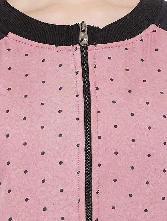 raglan sleeved polka dot jacket  - 17440637 -  Standard Image - 4