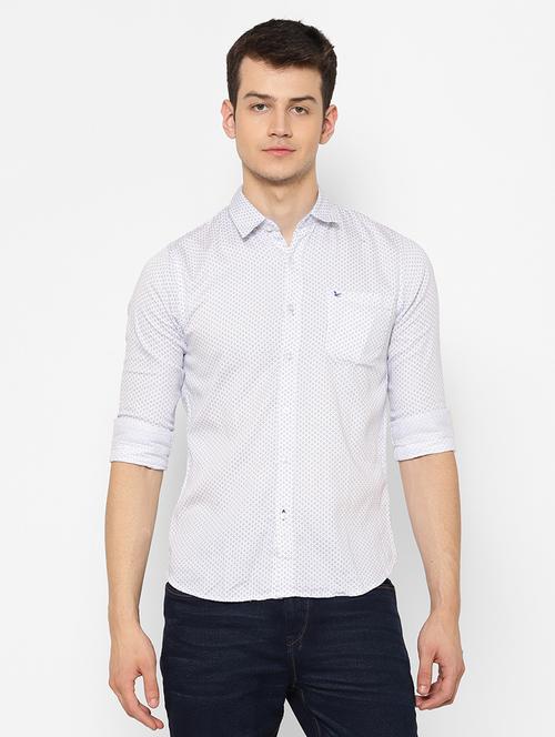 mens geometric casual shirt - 17440639 - Standard Image - 0