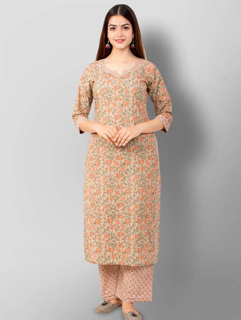 floral kurta palazzo set