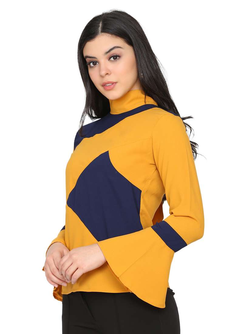 women's straight high neck top - 17442130 -  Standard Image - 1