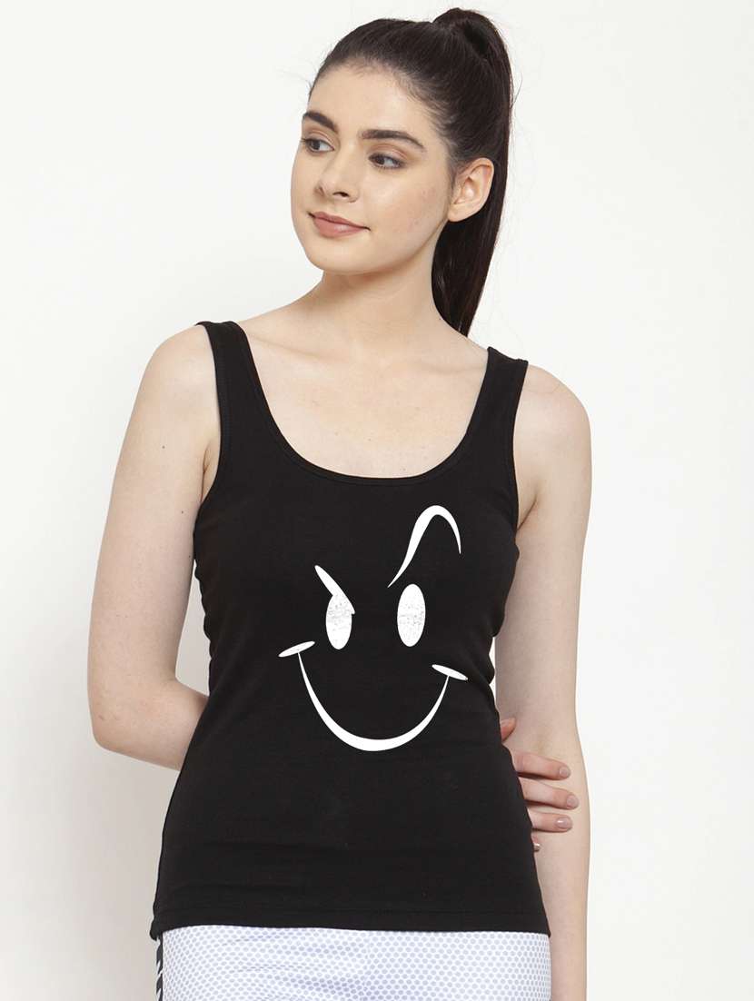 women's tank top shoulder strap top