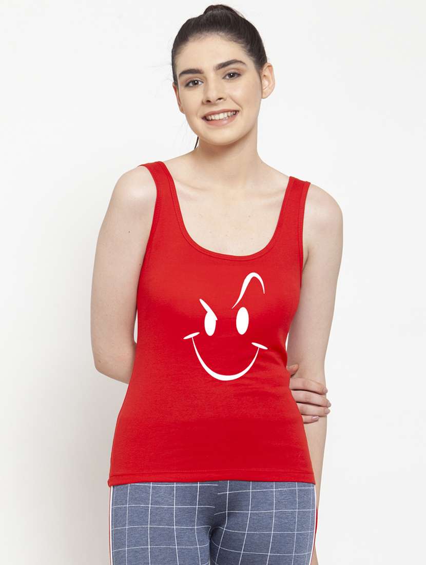 women's tank top shoulder strap top