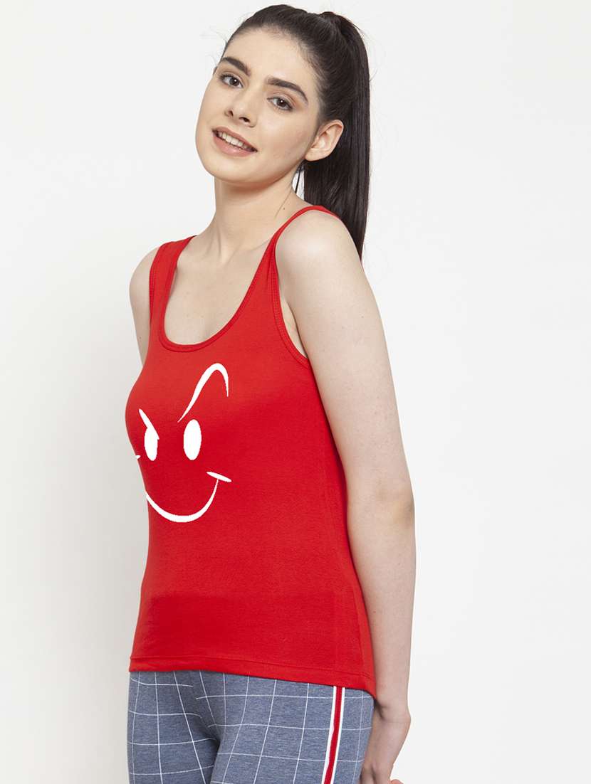 women's tank top shoulder strap top - 17443523 -  Standard Image - 1