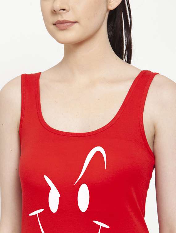 women's tank top shoulder strap top - 17443523 -  Standard Image - 4