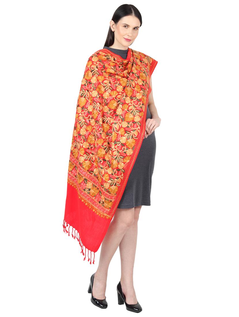women's floral print stole - 17444521 -  Standard Image - 1