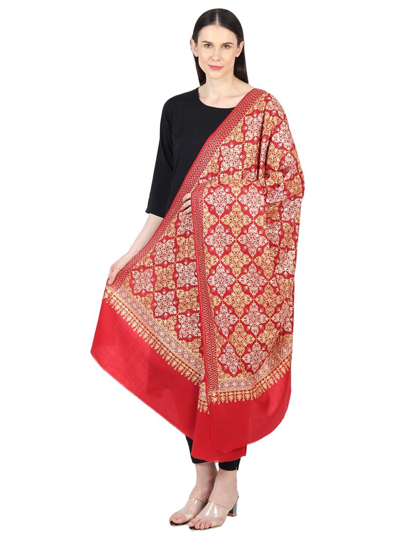 women's embroidered shawl - 17444538 - Standard Image - 1