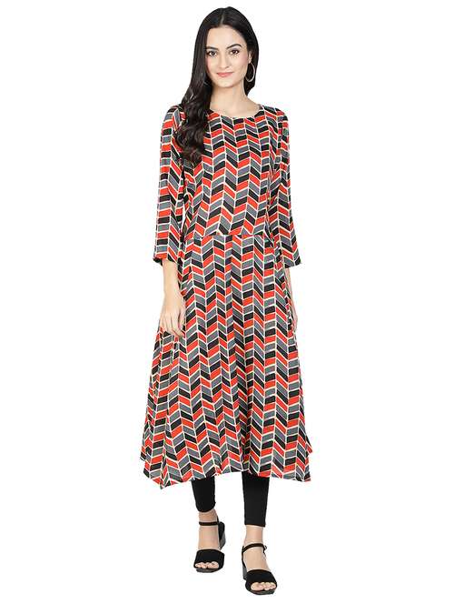 women's a-line kurta - 17445092 - Standard Image - 0