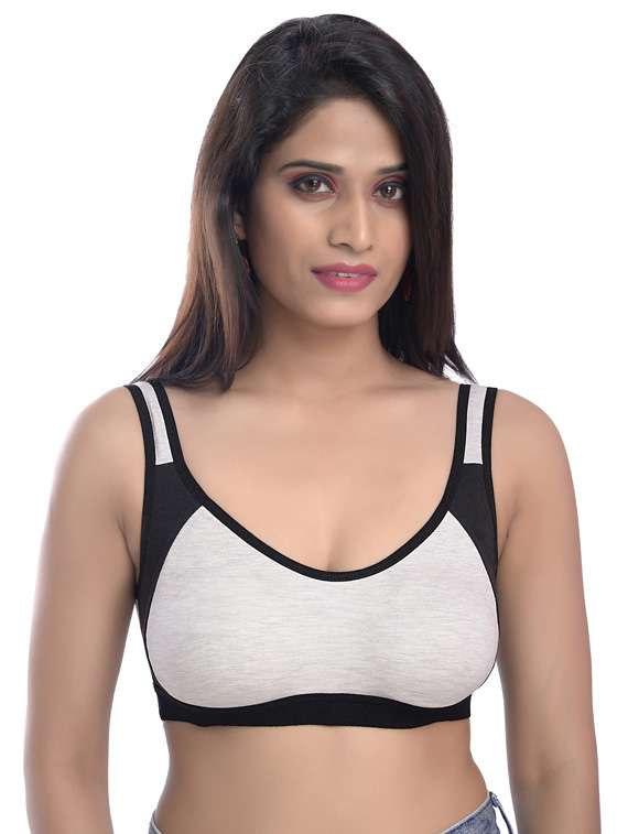 color block sports bra 