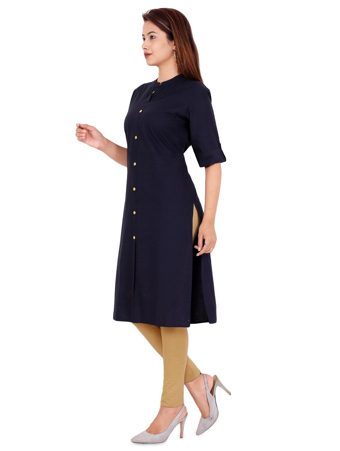 women's straight kurta - 17450178 -  Standard Image - 1
