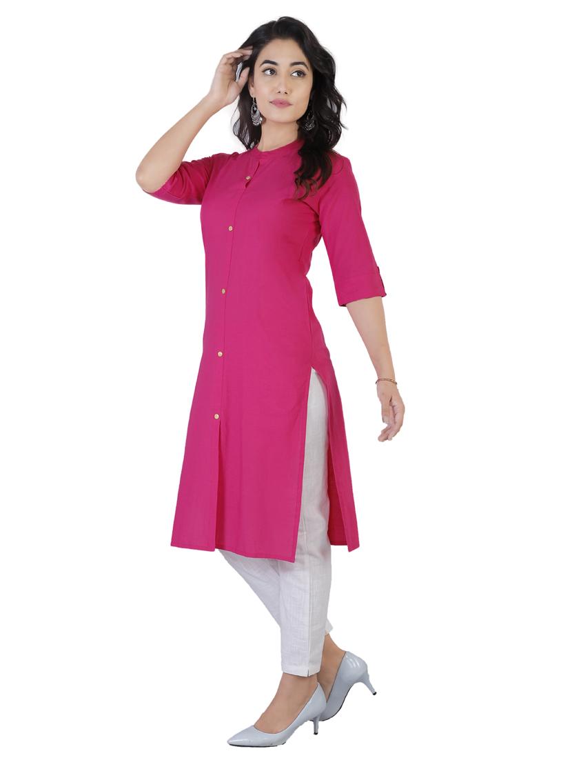 women's straight kurta - 17450179 - Standard Image - 1