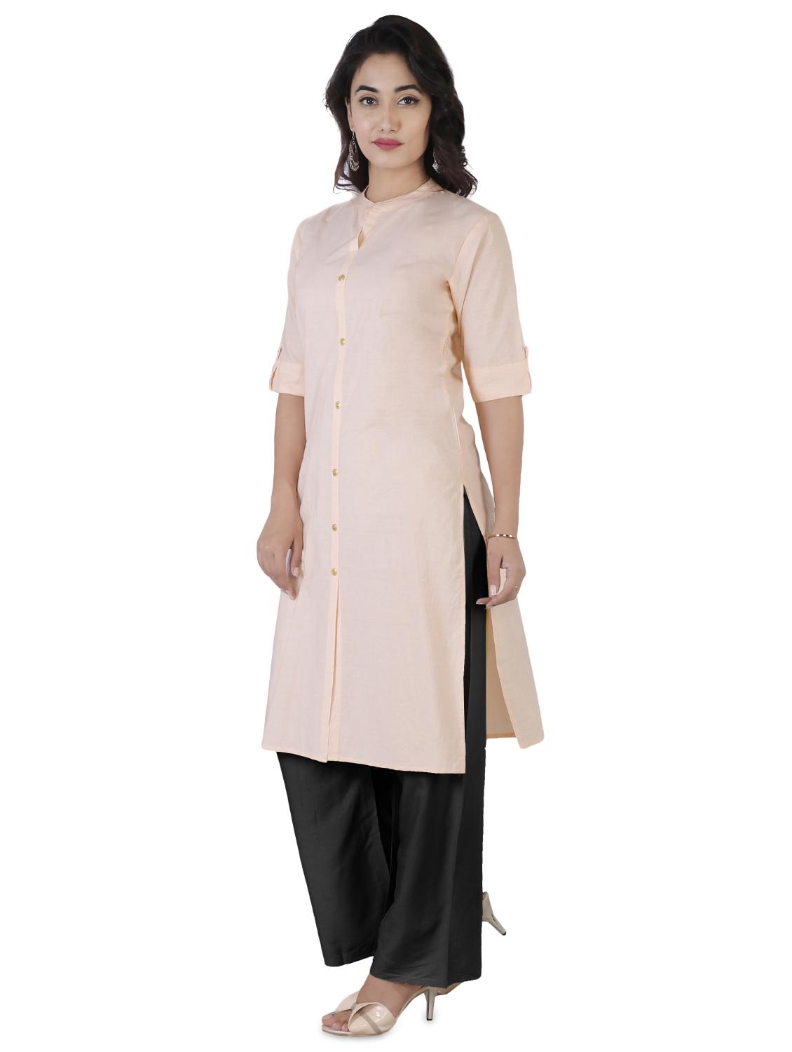 women's straight kurta - 17450182 - Standard Image - 1