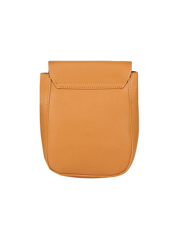 yellow leatherette (pu) sling bag - 17451092 - Standard Image - 1