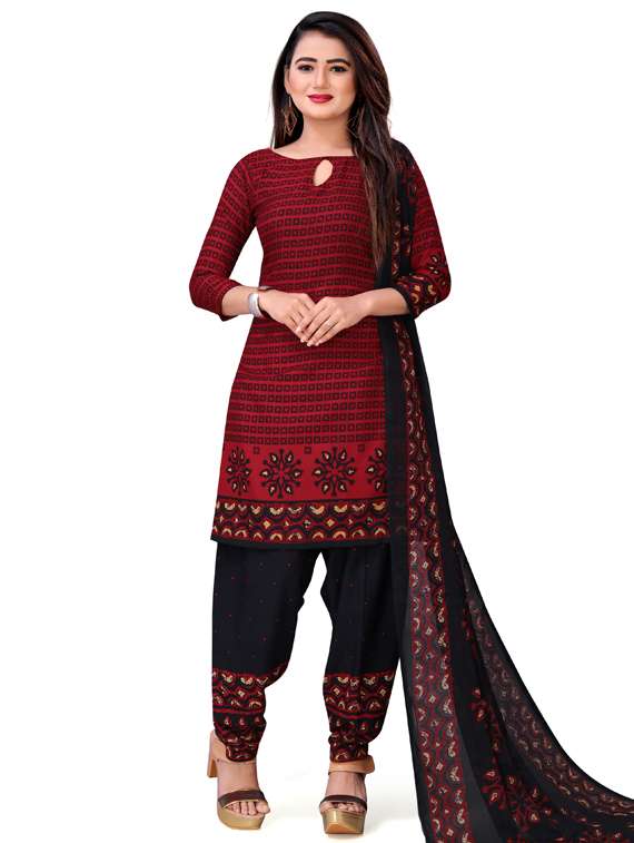 printed salwar suit unstitched suit