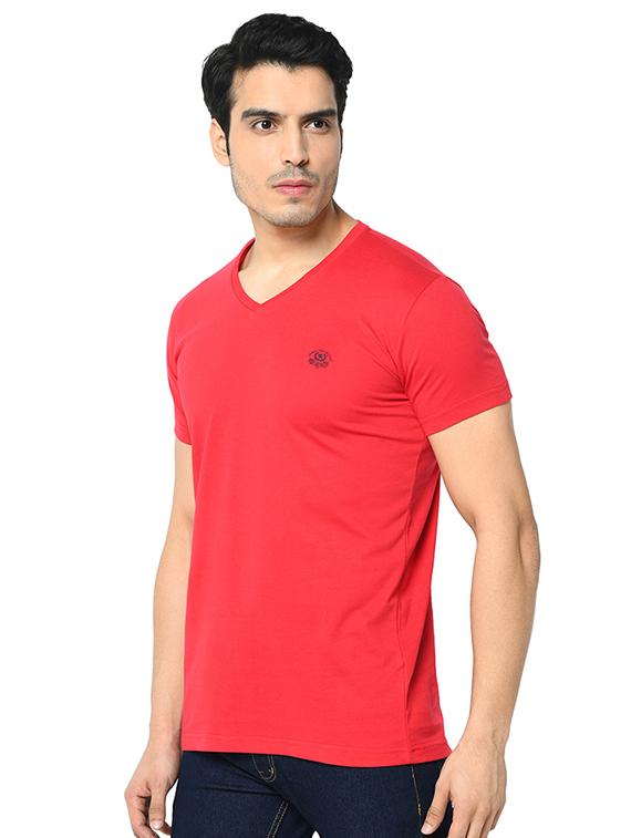 red solid t-shirt - 17453734 - Standard Image - 1