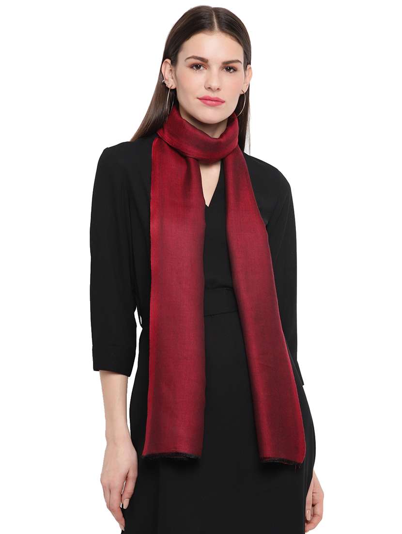 women's solid print stole - 17454494 -  Standard Image - 1
