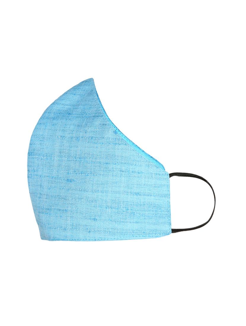 blue cotton printed men mask - 17454787 - Standard Image - 1