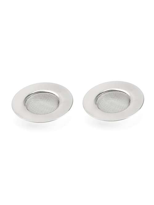 Strainer Kitchen Drain Basin Basket Filter Stopper Drainer Sink Jali (Set Of 2)