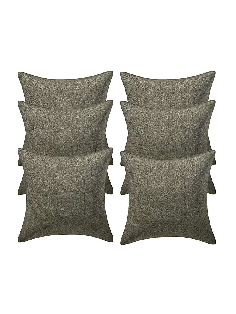  rayon assorted cushion cover (pack of 6)
