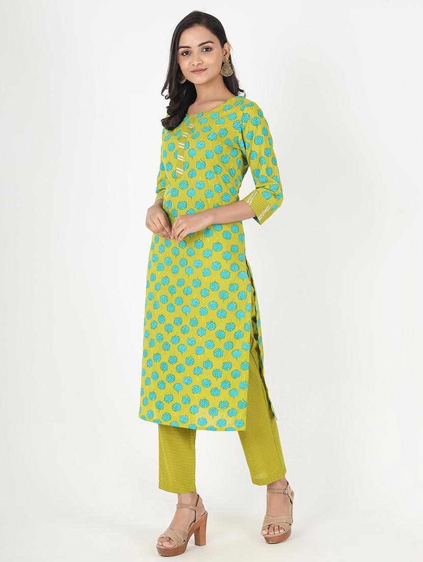 floral kurta pant set - 17459703 - Standard Image - 1