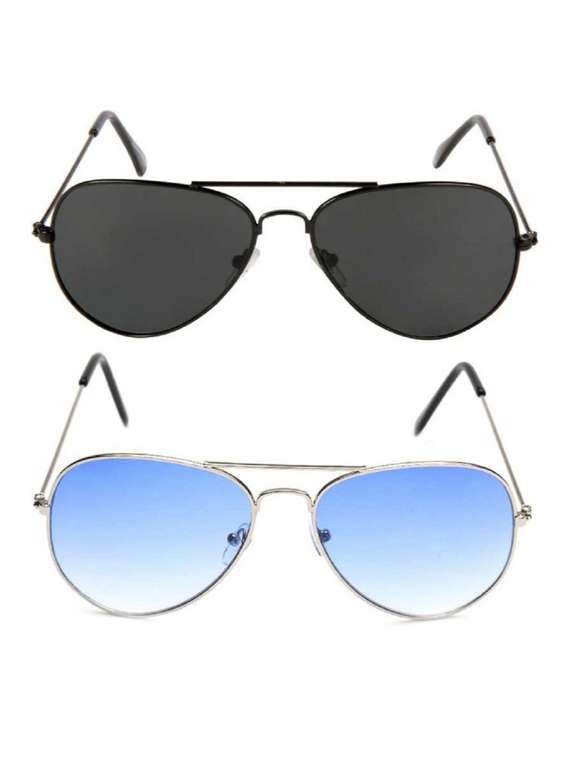 hipe combo aviator sunglasses for unisex