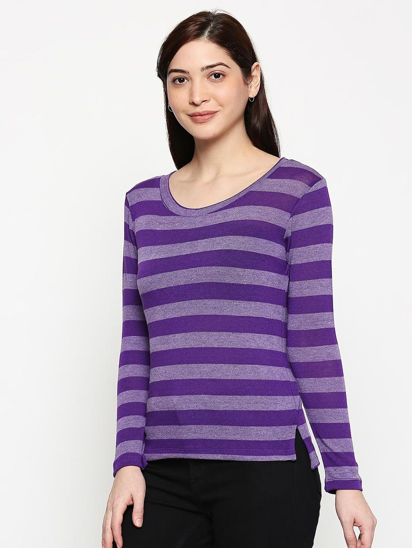 round neck striped  tee - 17461367 -  Standard Image - 1