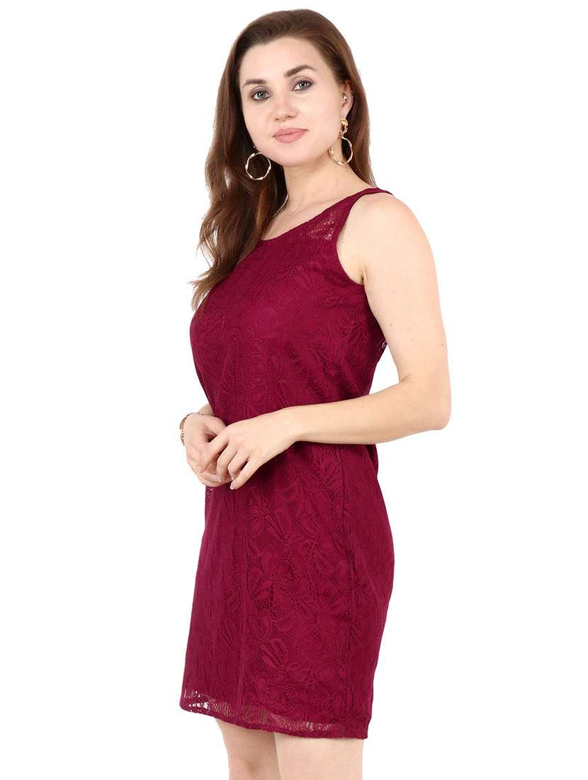 women's  self design dress - 17461782 -  Standard Image - 1