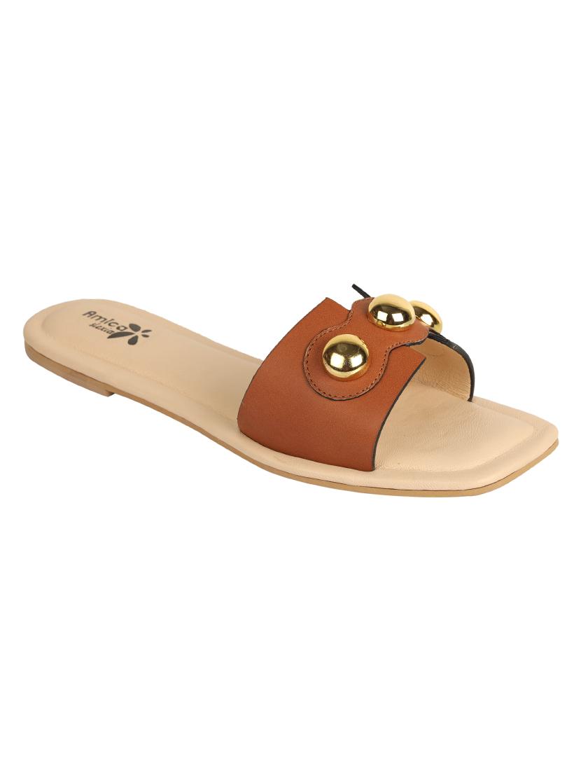 beige slip on sandal - 17462031 - Zoom Image - 0