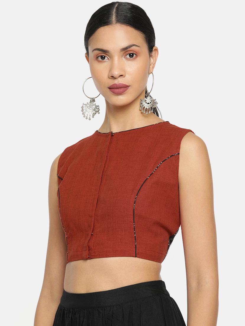 back printed blouse - 17462198 - Standard Image - 1
