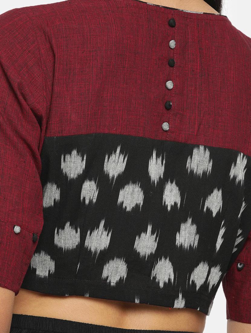 ikat printed blouse - 17462199 - Standard Image - 4