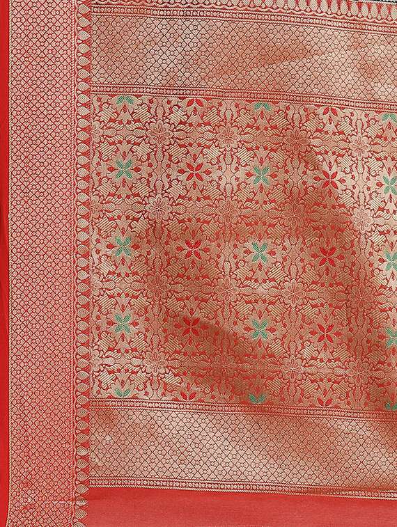 women's banarasi saree with blouse - 17462482 -  Standard Image - 4
