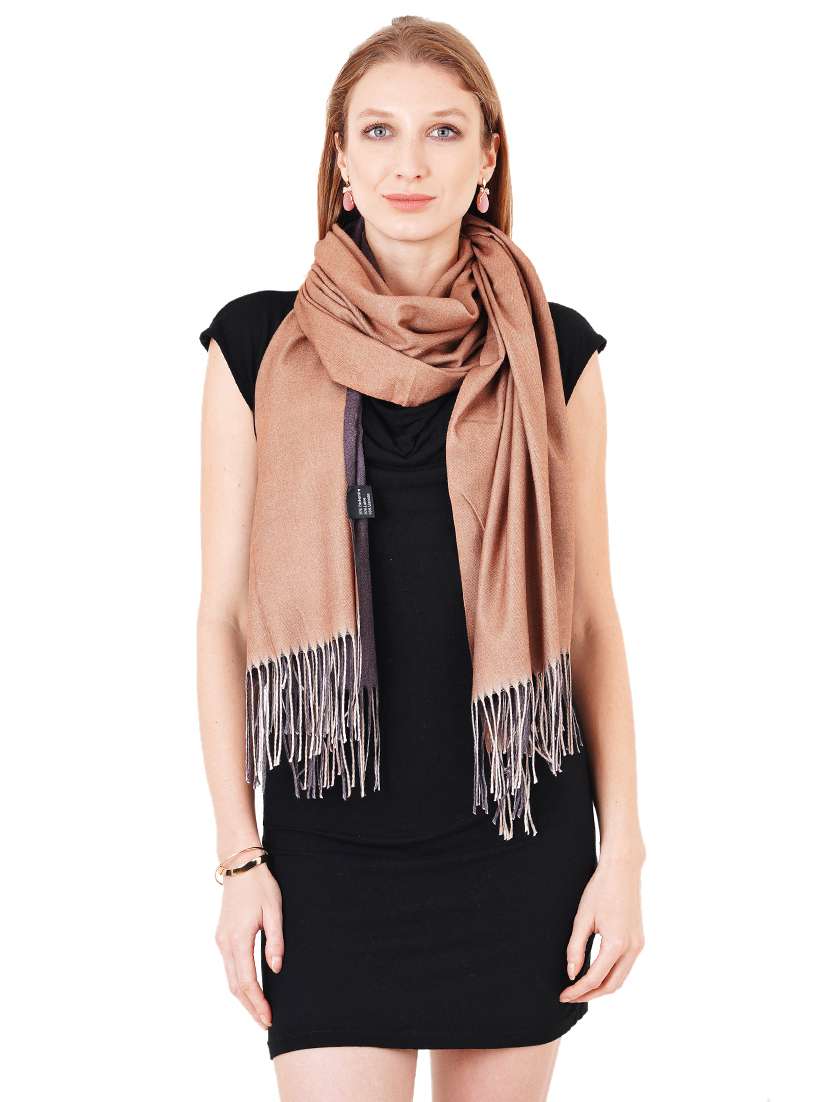 multi colored wool stole - 17462813 -  Standard Image - 1