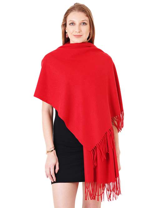 women's solid print stole - 17462819 -  Standard Image - 0