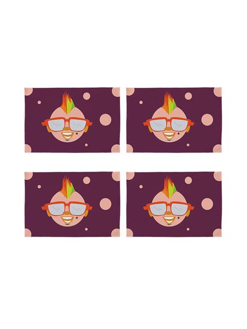  satin polyester dinning table placements set of 4 - 17463025 -  Standard Image - 0
