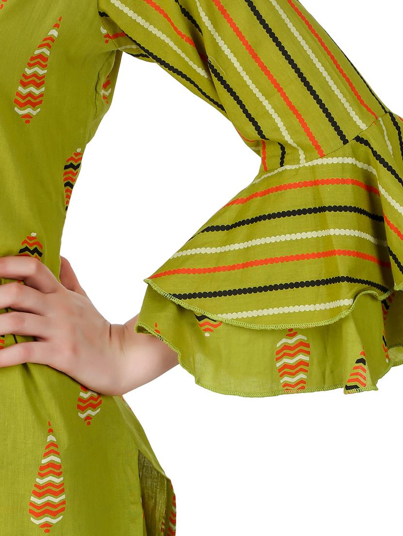 printed kurta palazzo set - 17463191 - Standard Image - 4