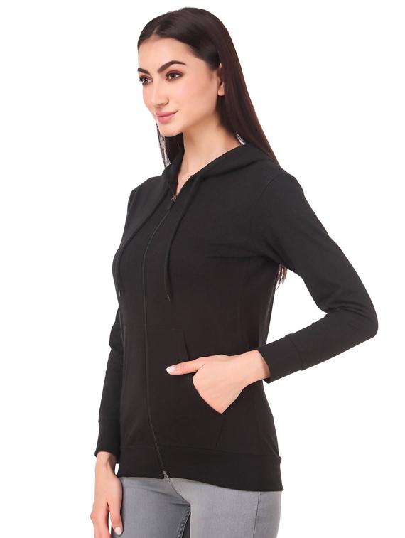 black none sweatshirt - 17463287 -  Standard Image - 1