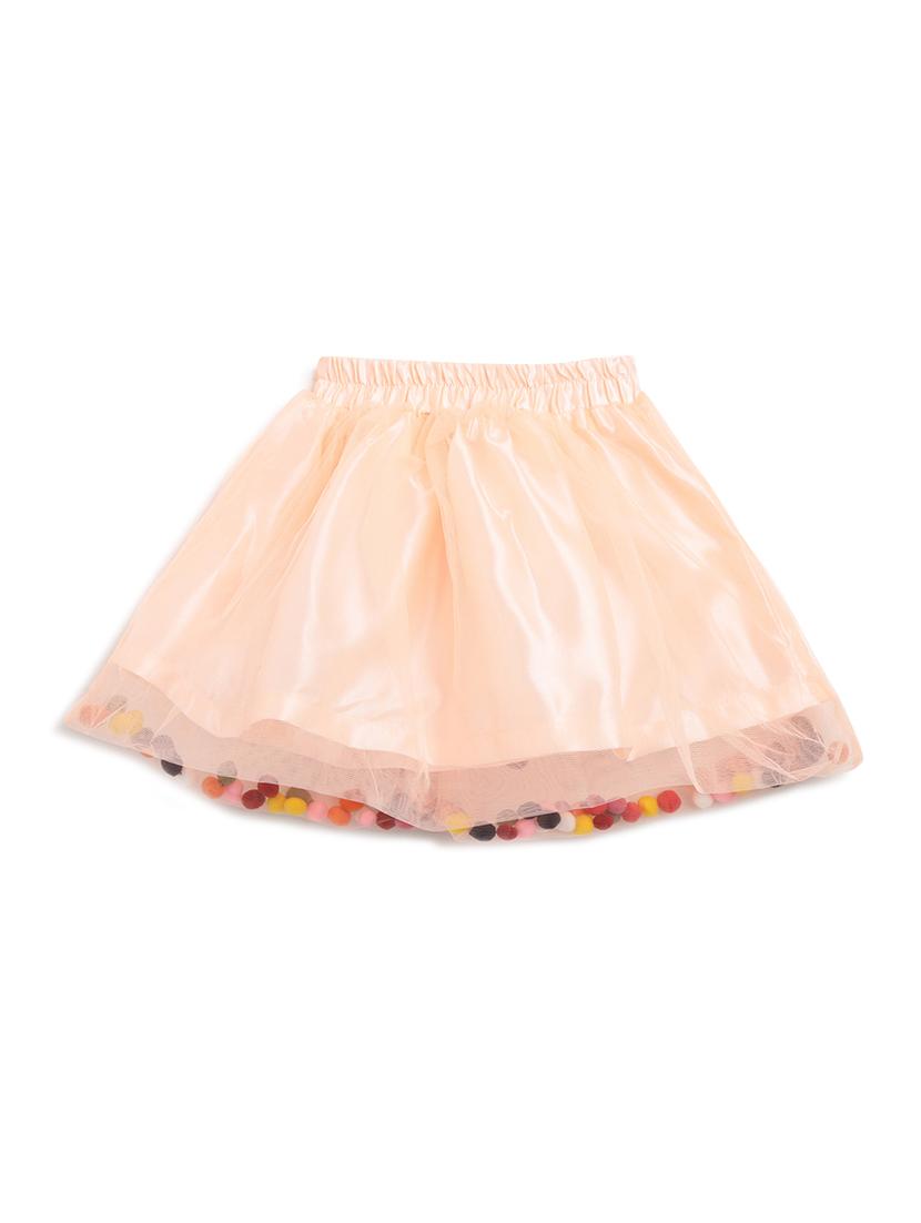 beige net regular skirt - 17463579 -  Standard Image - 1