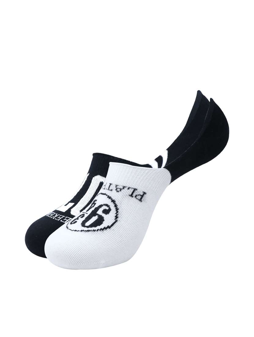 men pack of 2 printed ankle length sock