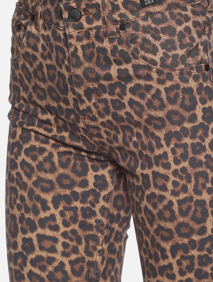 women's printed slim fit jeans - 17465189 - Standard Image - 4