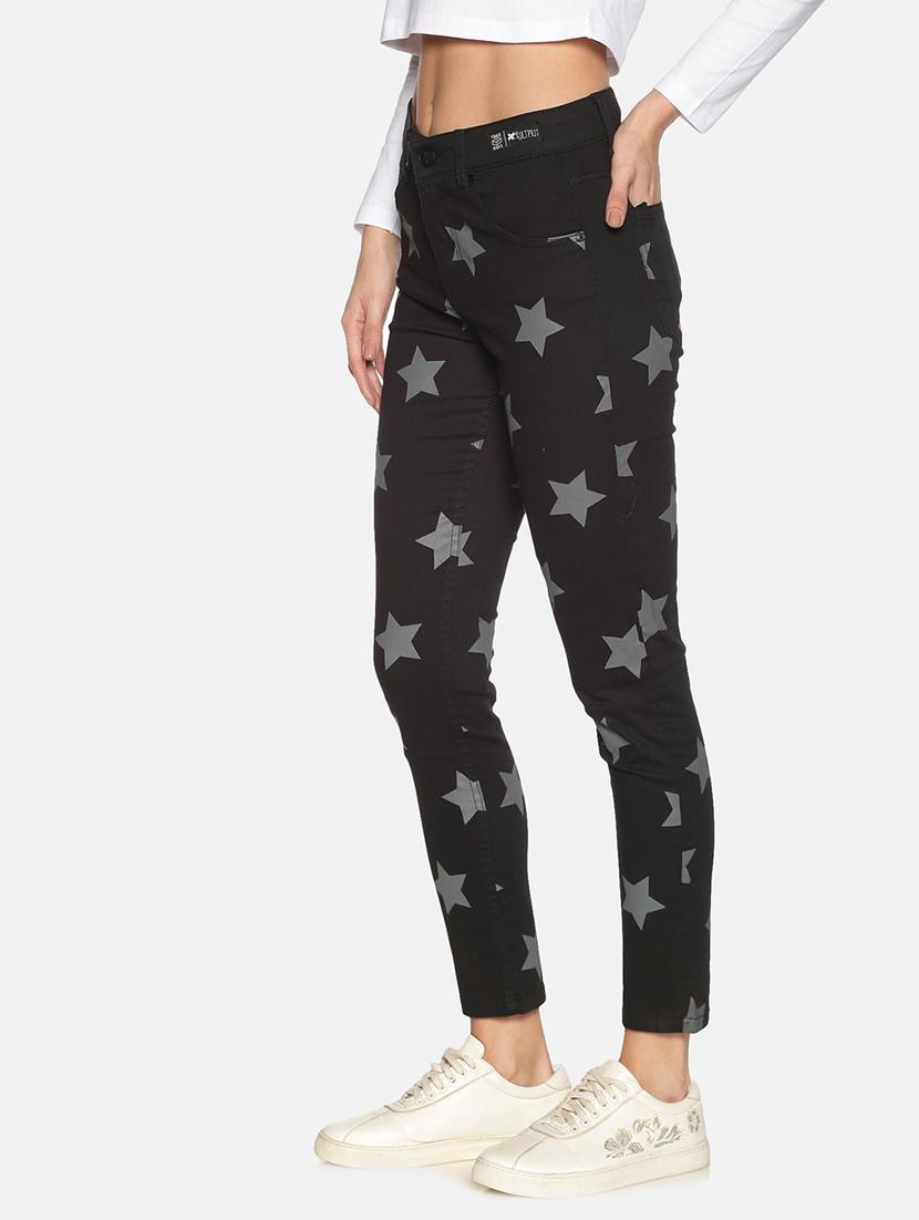 women's printed slim fit jeans - 17465192 -  Standard Image - 1