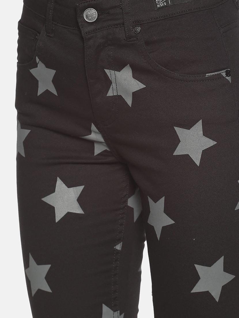 women's printed slim fit jeans - 17465192 - Standard Image - 4