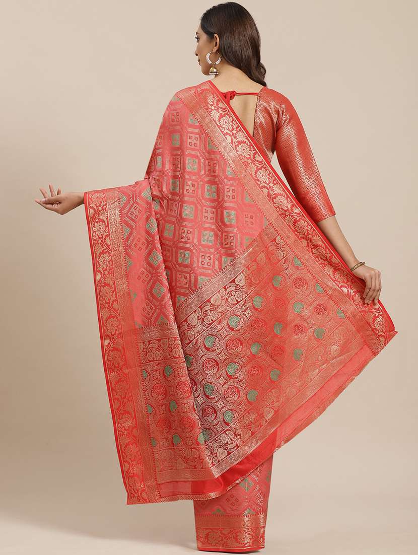 women's banarasi saree with blouse - 17465497 -  Standard Image - 1